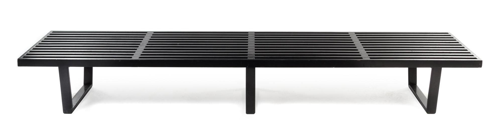 George Nelson & Associates, HERMAN MILLER, c.1960, slat bench, model no. 4992