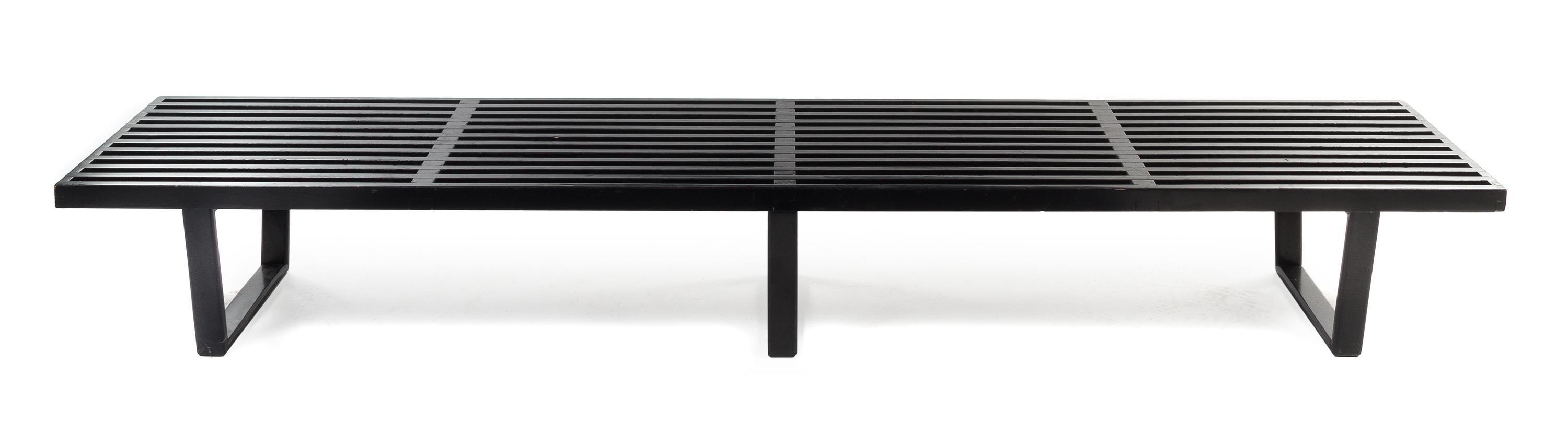 George Nelson & Associates, HERMAN MILLER, c.1960, slat bench, model no. 4992