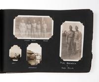 [WORLD WAR II]. Photograph album detailing the experiences of two Indiana military units in the Pacific Theater. Oro Bay, New Guinea, and Tacloban & Leyte, Philippines: n.p., 1944-1945.