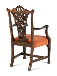 A Pair of George III Style Mahogany Armchairs