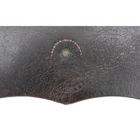 Group of US Civil War Accoutrements: Carbine Cartridge Box, 2 Cap Pouches and 2 Carbine Sockets