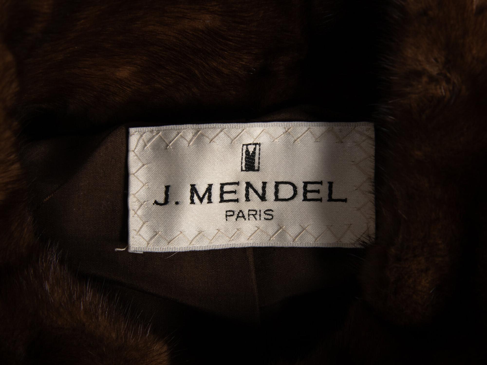 J. Mendel, Natural Mahogany Mink Coat