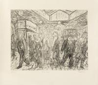 Leon Kossoff, (British, b. 1926), Going Home, 1984