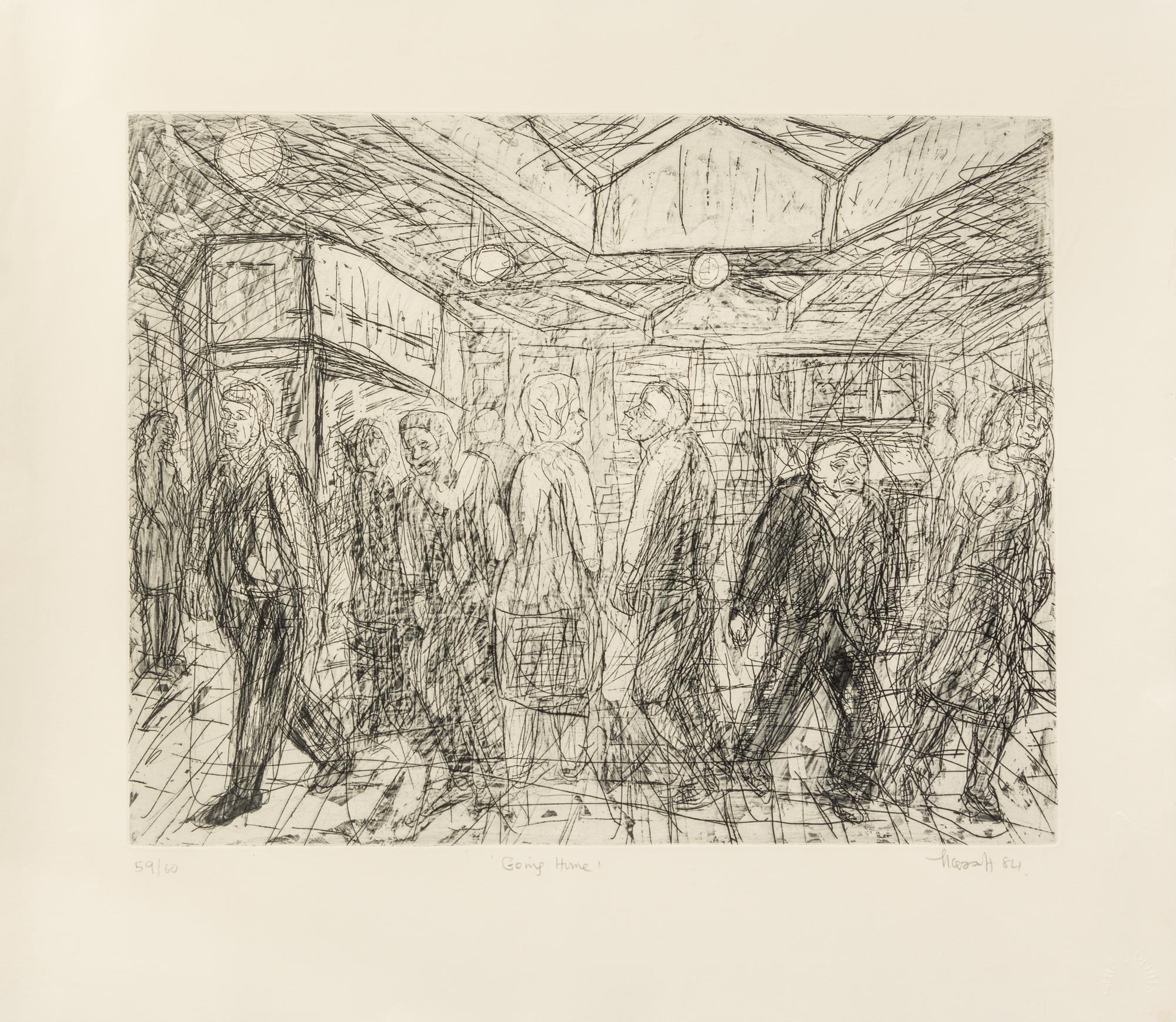 Leon Kossoff, (British, b. 1926), Going Home, 1984