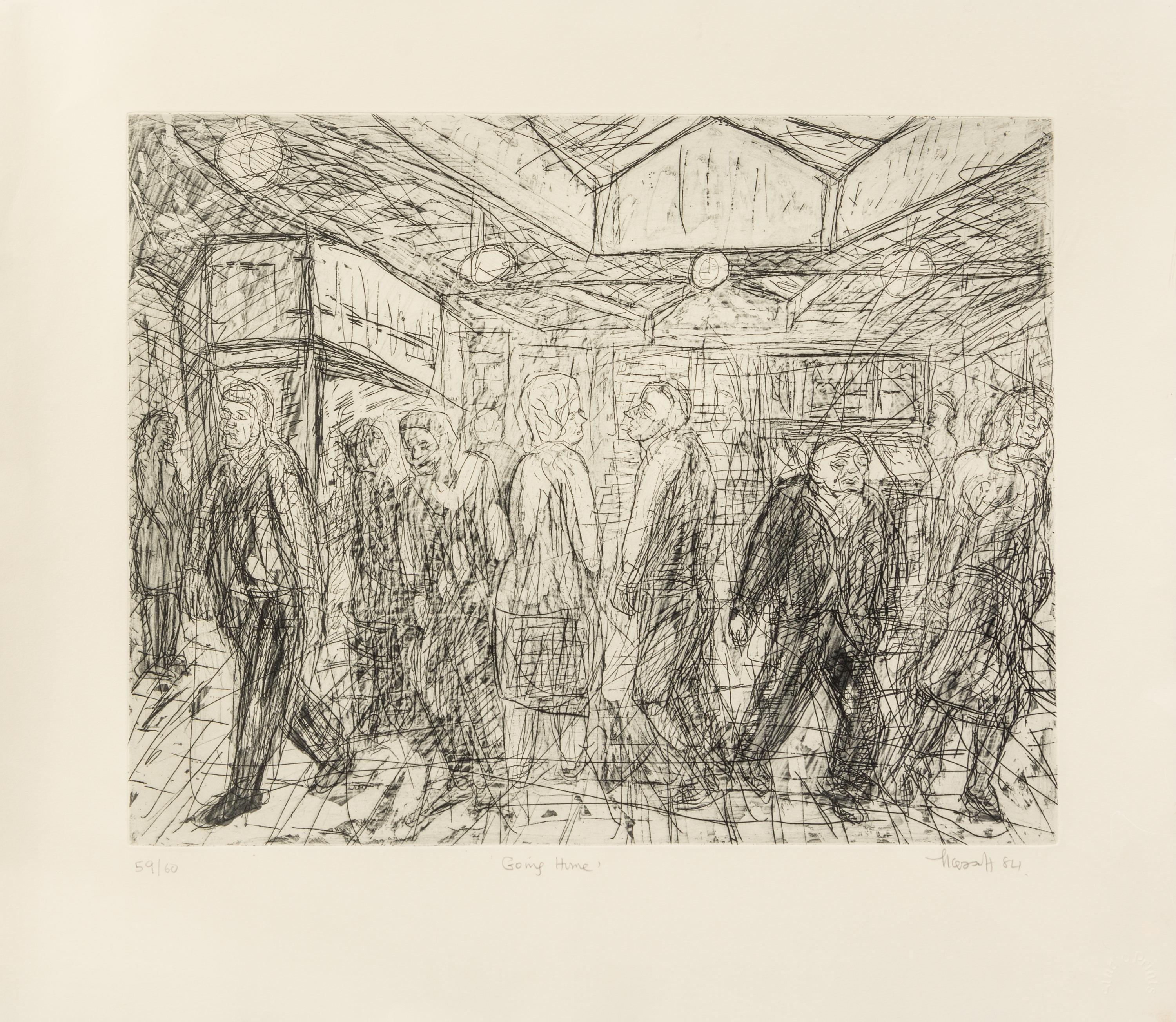 Leon Kossoff, (British, b. 1926), Going Home, 1984