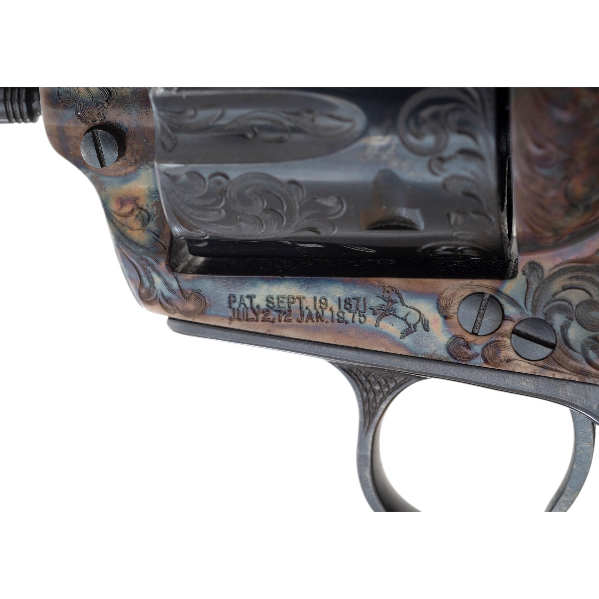 *Colt Custom Shop Class D Engraved 3rd Generation Single Action Army Revolver in .44 Special with Factory Box