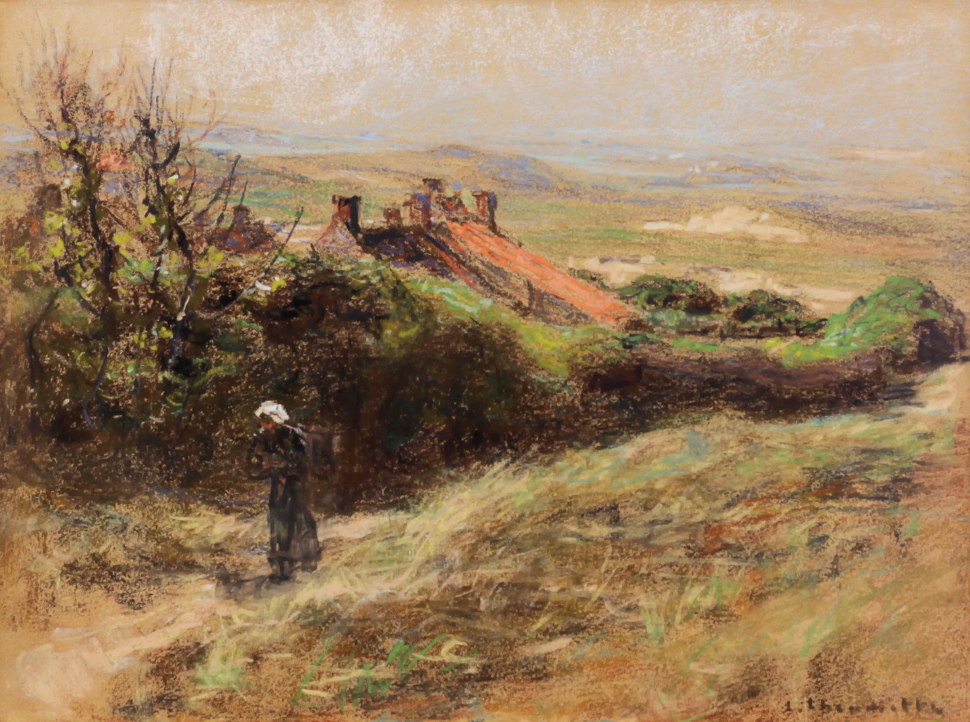 Léon-Augustin Lhermitte, (French, 1844-1925), La Colline à côté du village, c. 1913