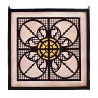 A Drehobl Brothers Art Glass Window 10.5" W x .25" D x 10.5" H — United States, Circa 1920