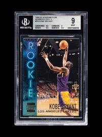 A Group of 1996-97 Topps Stadium Club Kobe Bryant Rookie Basketball Cards,