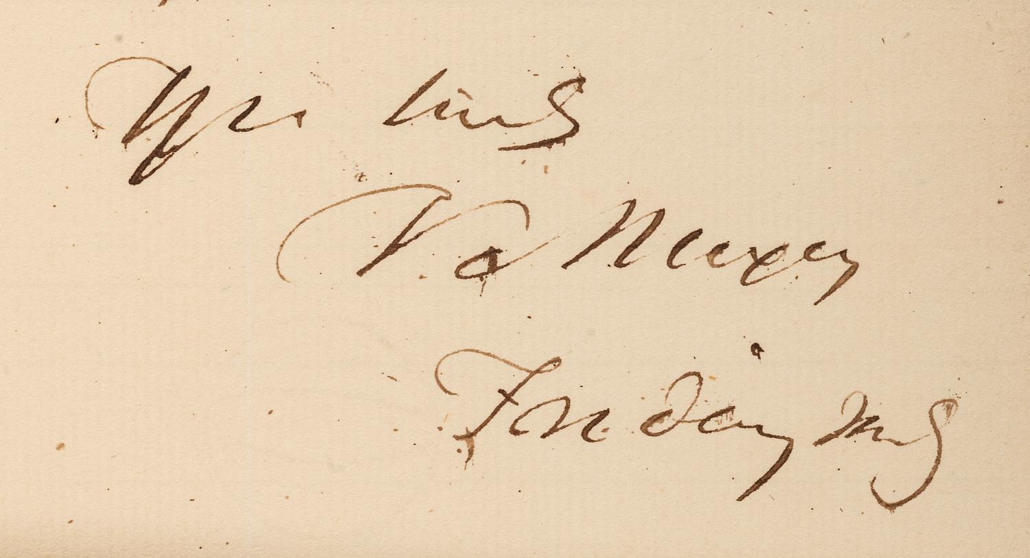 [AUTOGRAPHS]. Signatures of 19th-century American military and political figures.