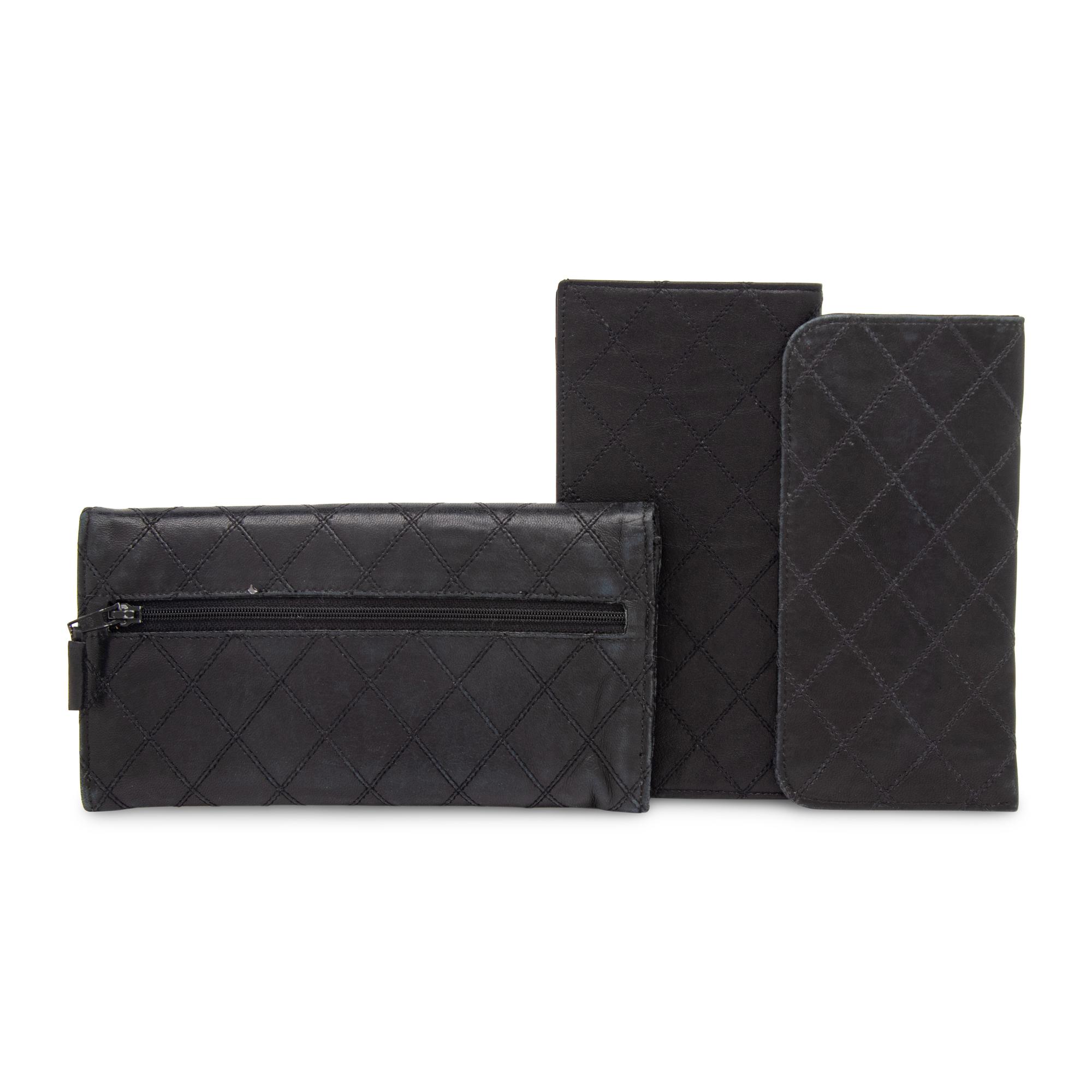 Chanel, Three Black Leather Articles