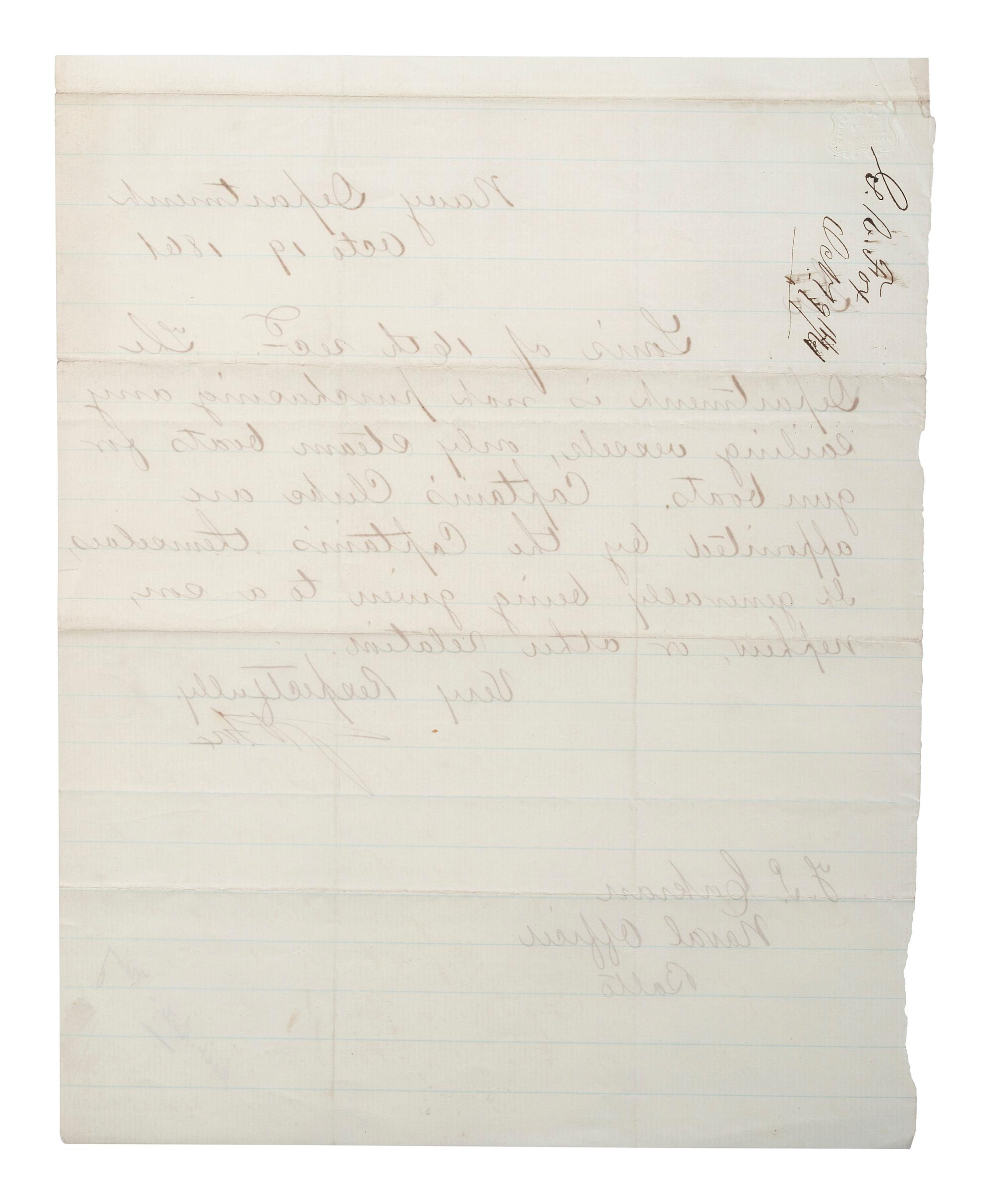 [SLAVERY & ABOLITION] -- [COCKRAN, Francis S. (1814-1886)]. Archive of letters to Maryland abolitionist and Underground Railroad supporter, comprising: