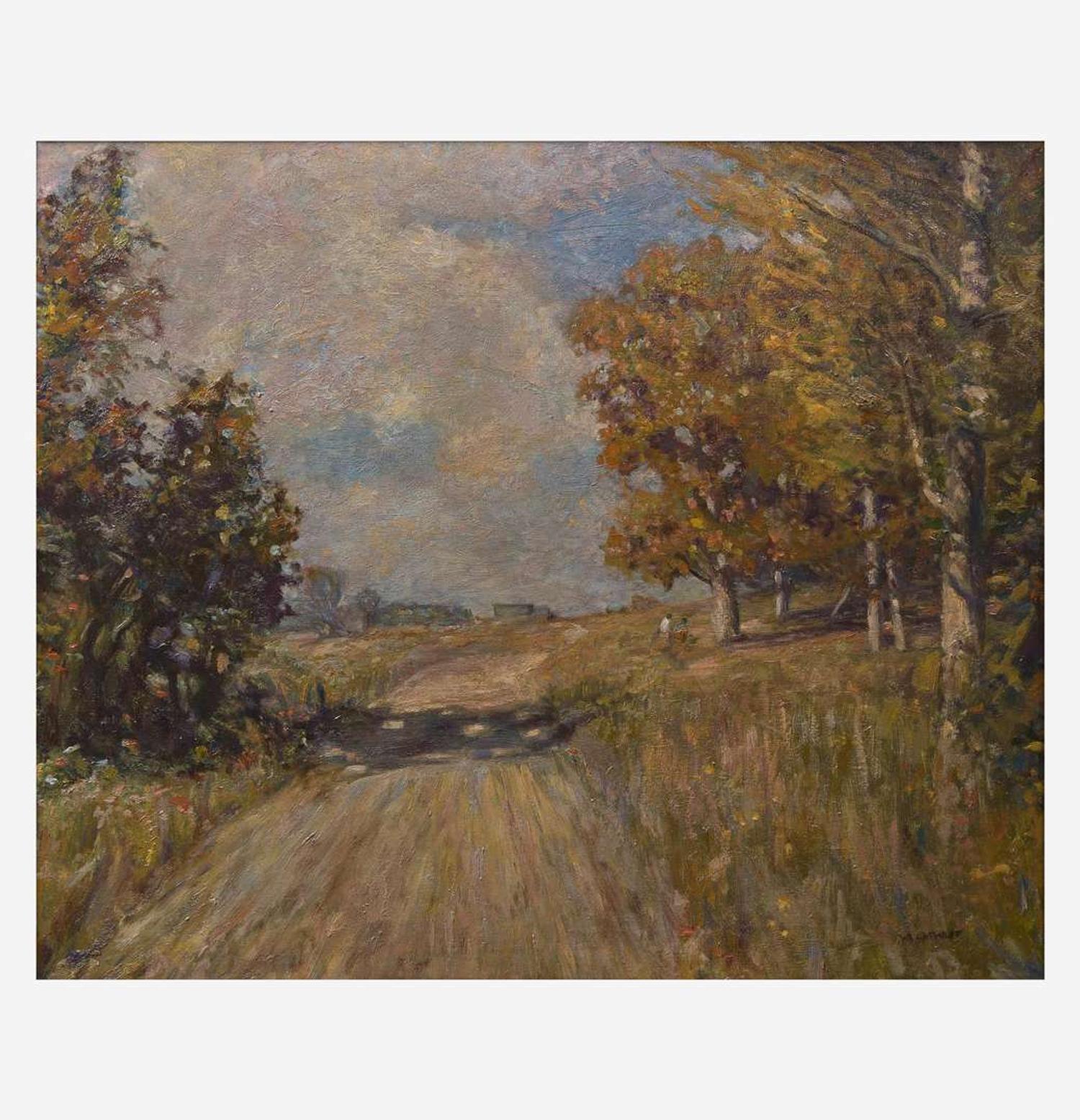 William Langson Lathrop (American, 1859-1938) Autumn Landscape