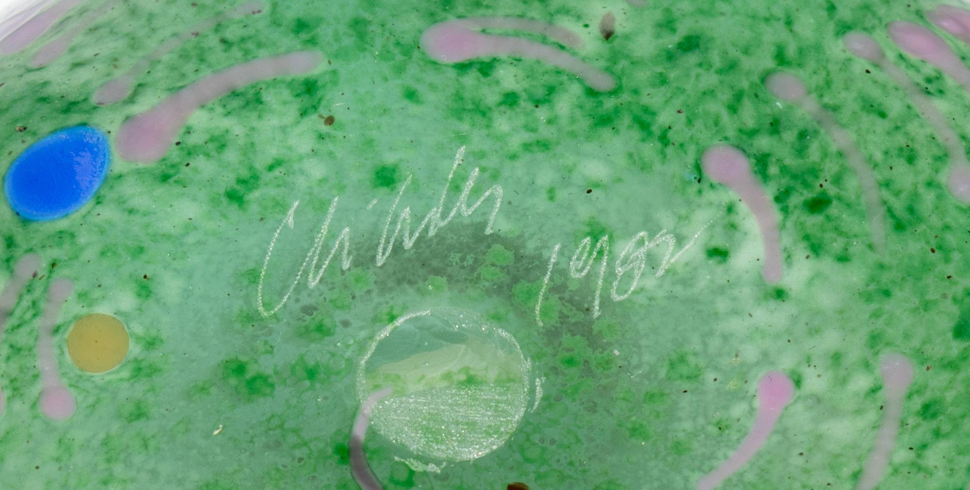 Green Macchia with Yellow Lip Wrap, 1982