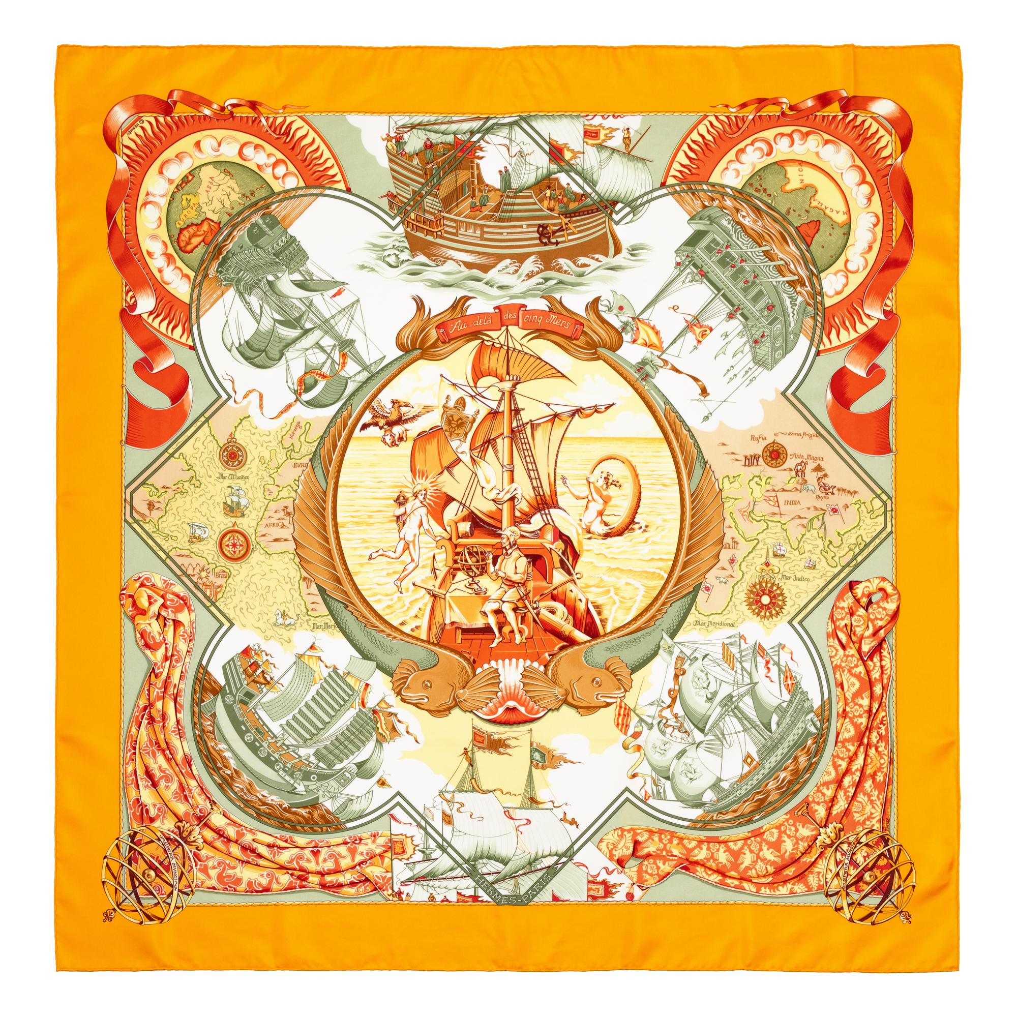Hermès 90cm Silk Scarf