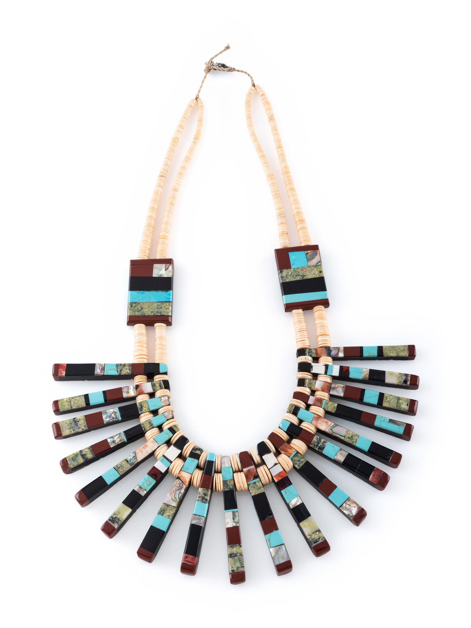 Kewa Mosaic Inlay Necklace