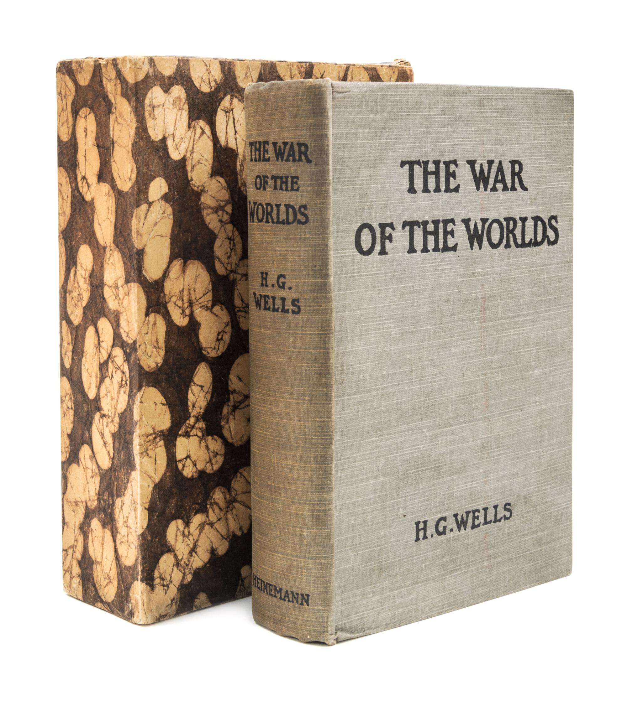WELLS, H.G. The War of the Worlds. London, 1898. First edition.