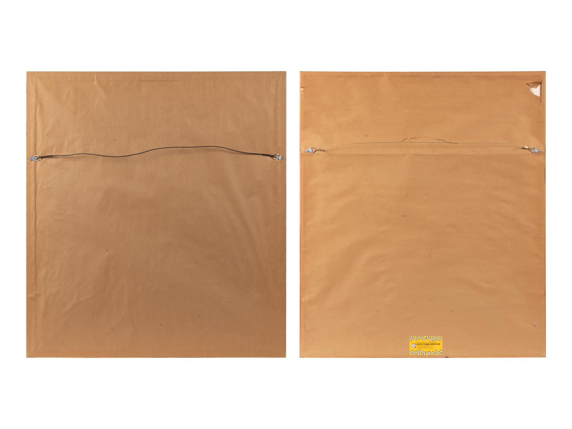 Metaphysical Composition and Untitled (a pair of works)