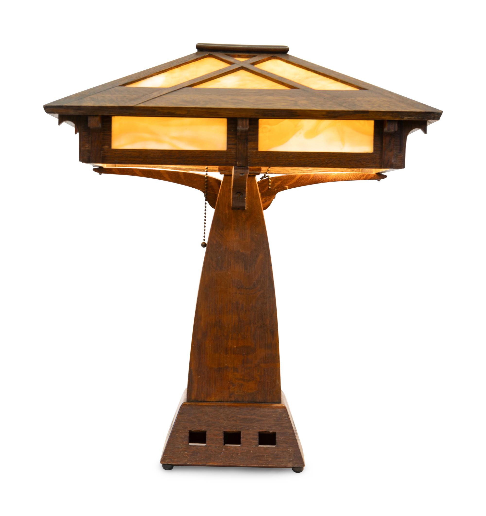 An American Arts and Crafts Table Lamp