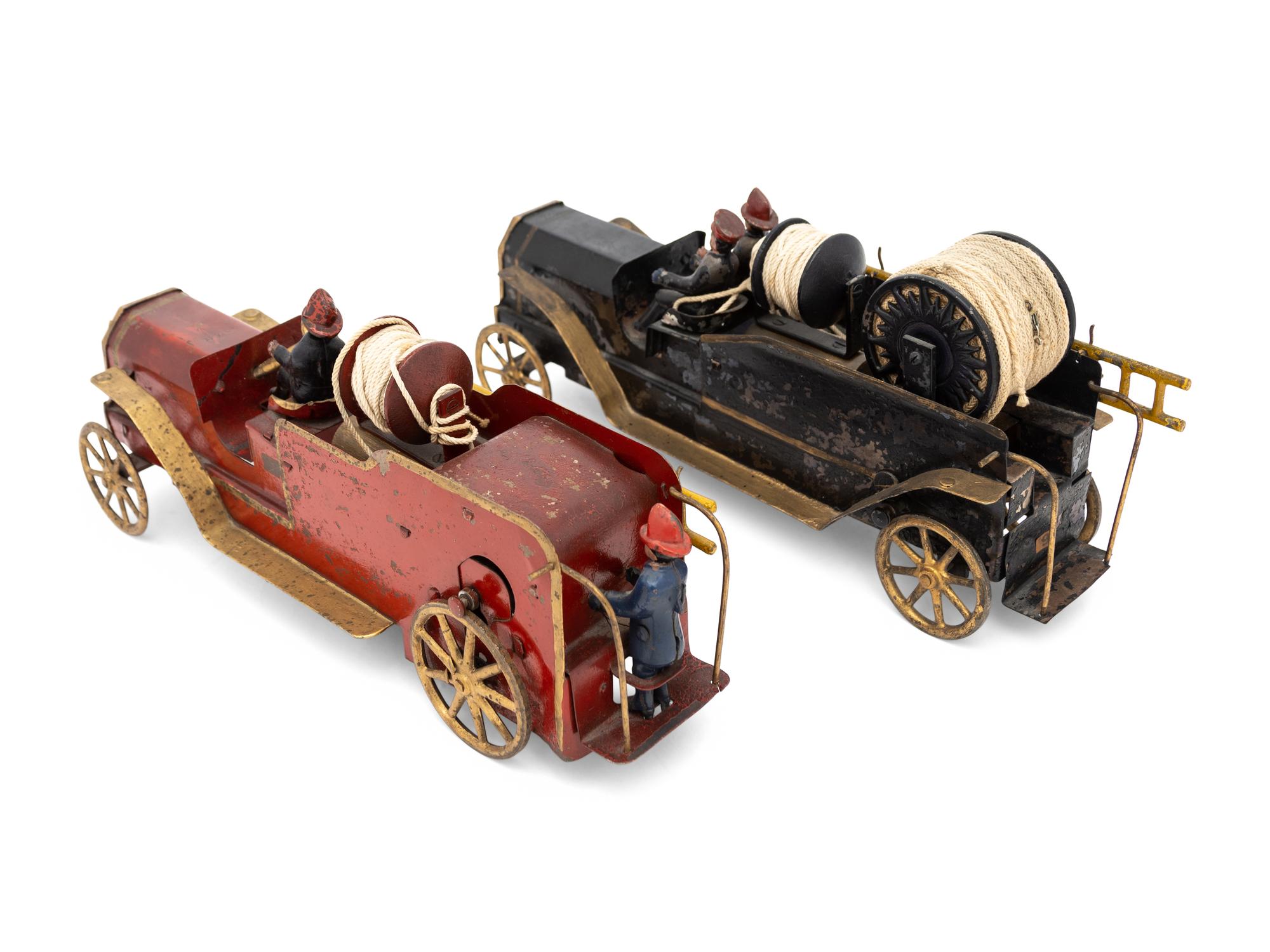 Two Toy Models of Fire Trucks