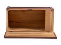 A Late Federal Red Painted Poplar Blanket Box