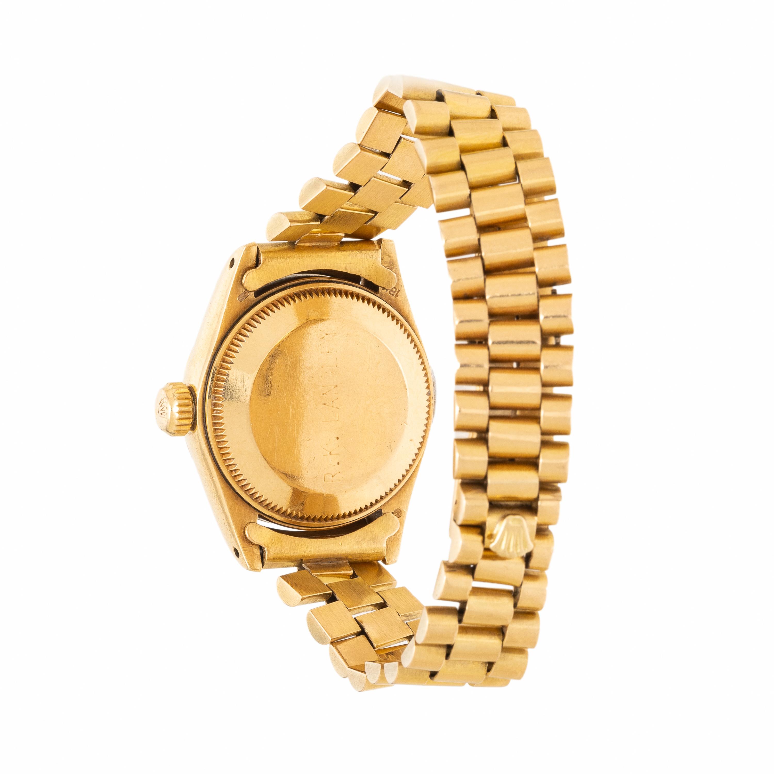 Rolex, Ref. 6917, 18K Yellow Gold 'Lady Datejust' Watch