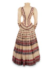 Two Cotton Day Dresses, 1870-80s
