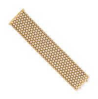 YELLOW GOLD AND DIAMOND BRACELET
