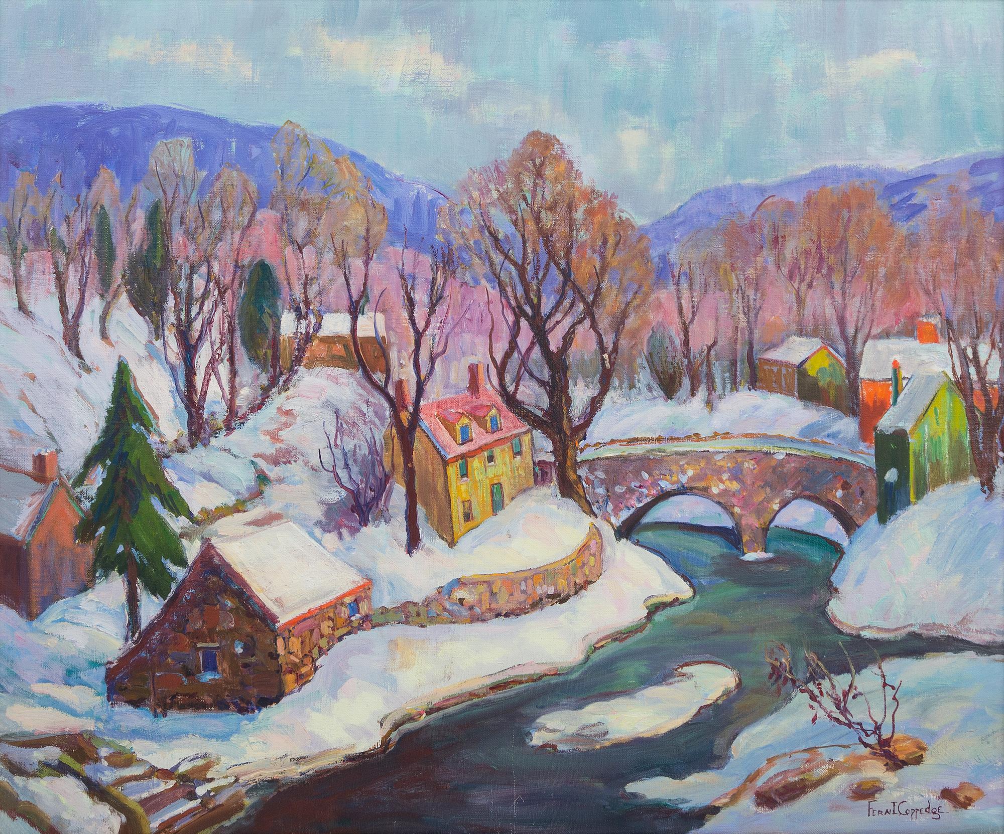 Fern Isabel Coppedge, (American, 1883-1951), Pennsylvania Hills Near New Hope