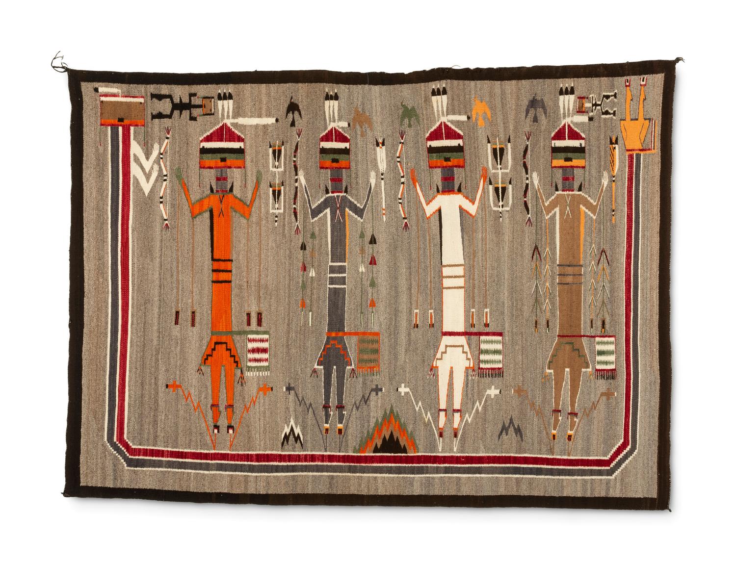 Navajo Mountainway Yei Weaving / Rug