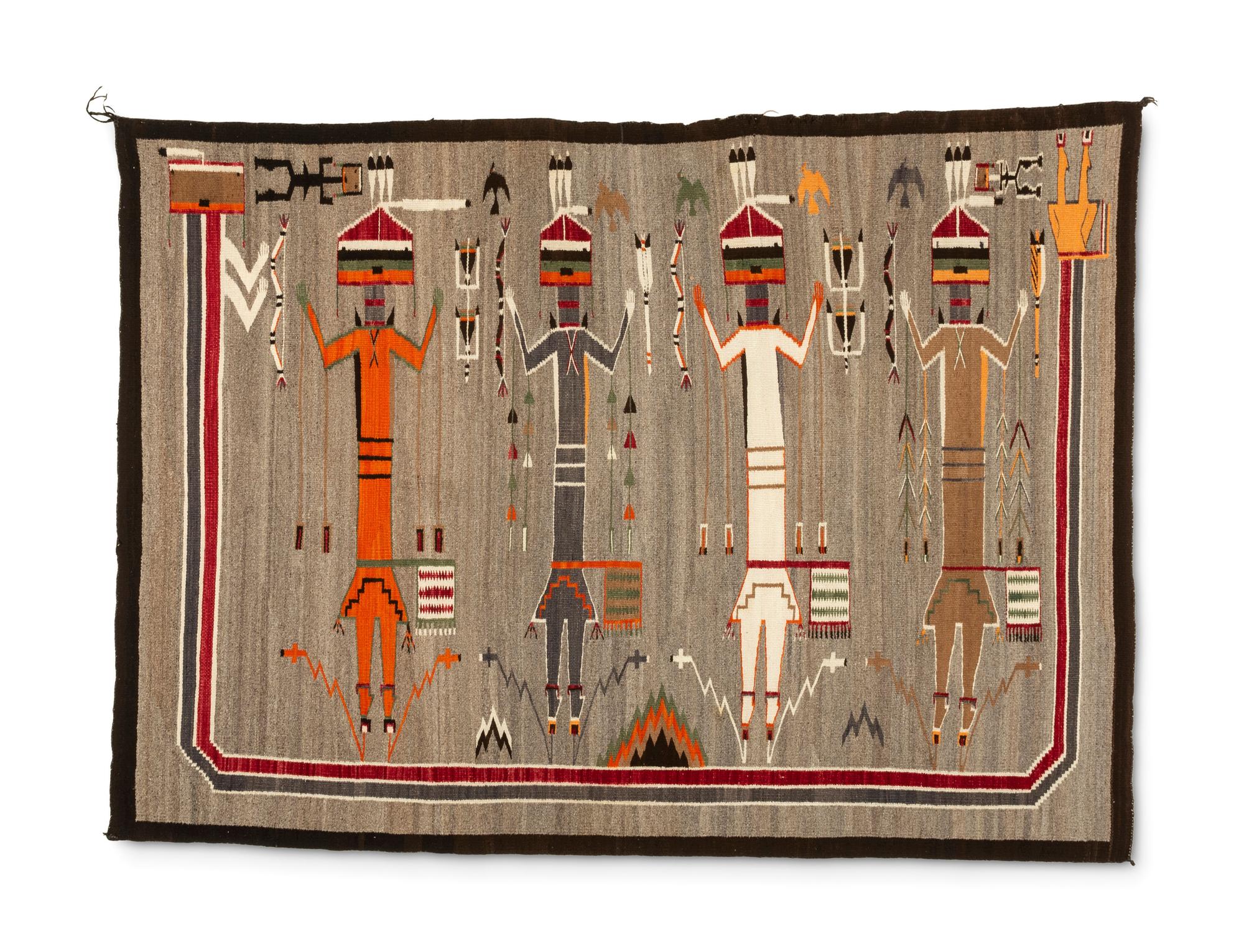 Navajo Mountainway Yei Weaving / Rug