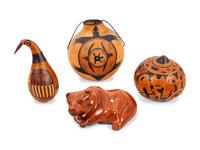 Painted Gourd Canteen, PLUS