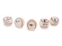 A Group of Five 500 Home Run Club Member Single Signed Autograph Baseballs (Beckett Authentication Services Certified),