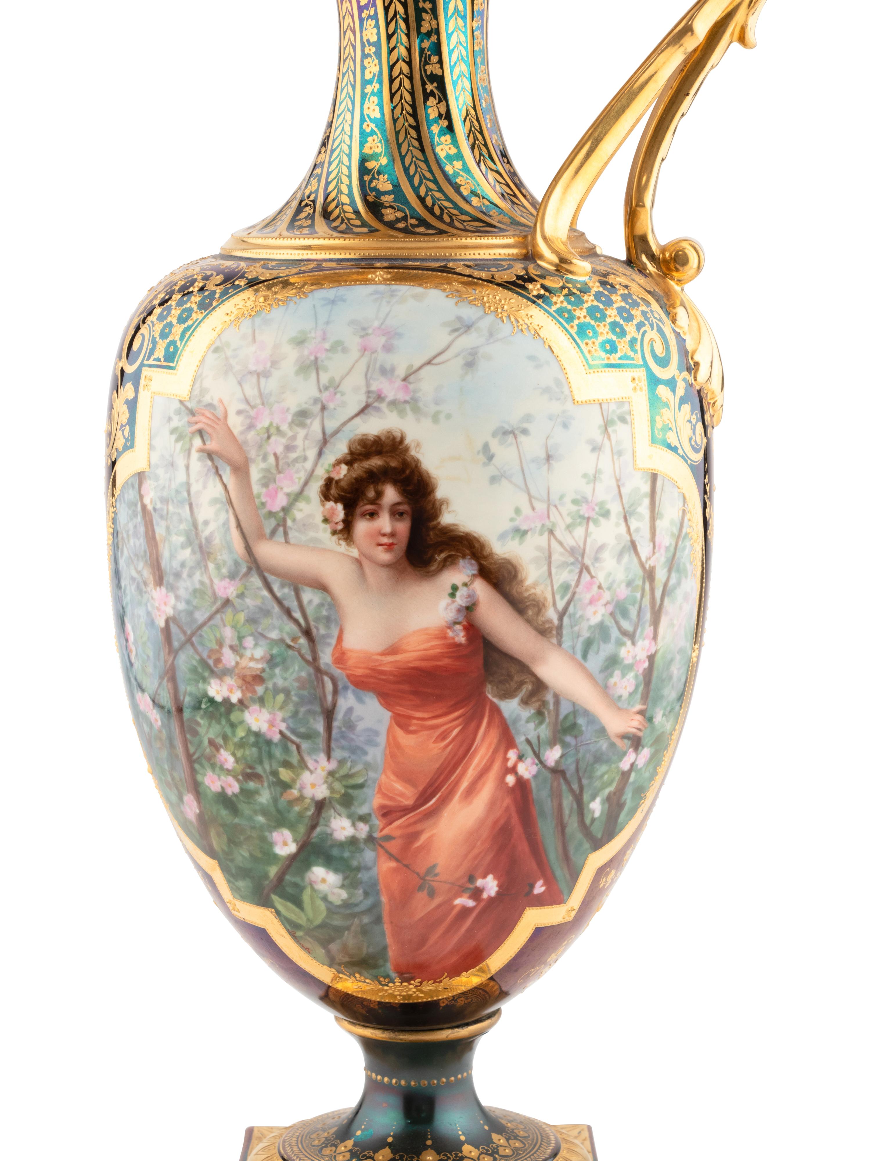 A Vienna Porcelain Ewer