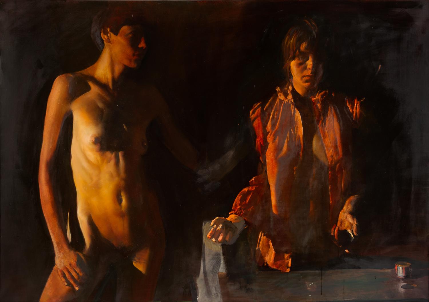 Untitled (Nu Blouse Orange)