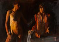 Untitled (Nu Blouse Orange)