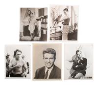 [HOLLYWOOD]. A collection of 110 publicity photographs of leading actors and actresses dating from the 1920s-1970s, including: