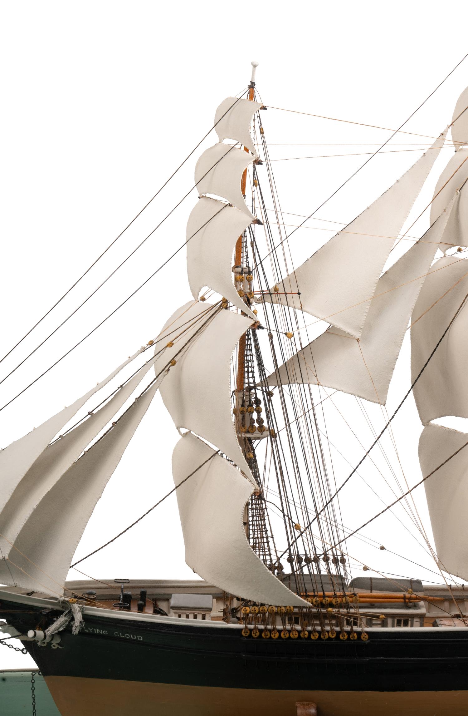 An American Scale Model of a Clipper Ship