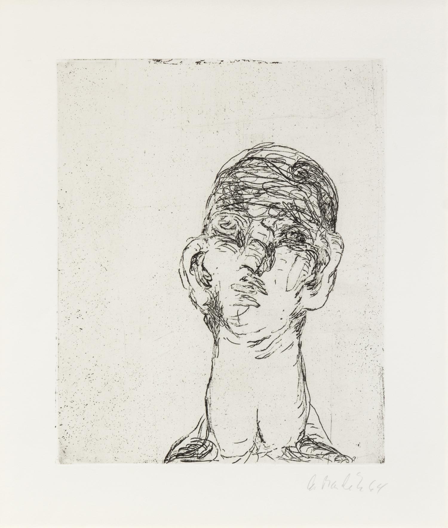 George Baselitz, (German, b. 1938), Idol, 1963