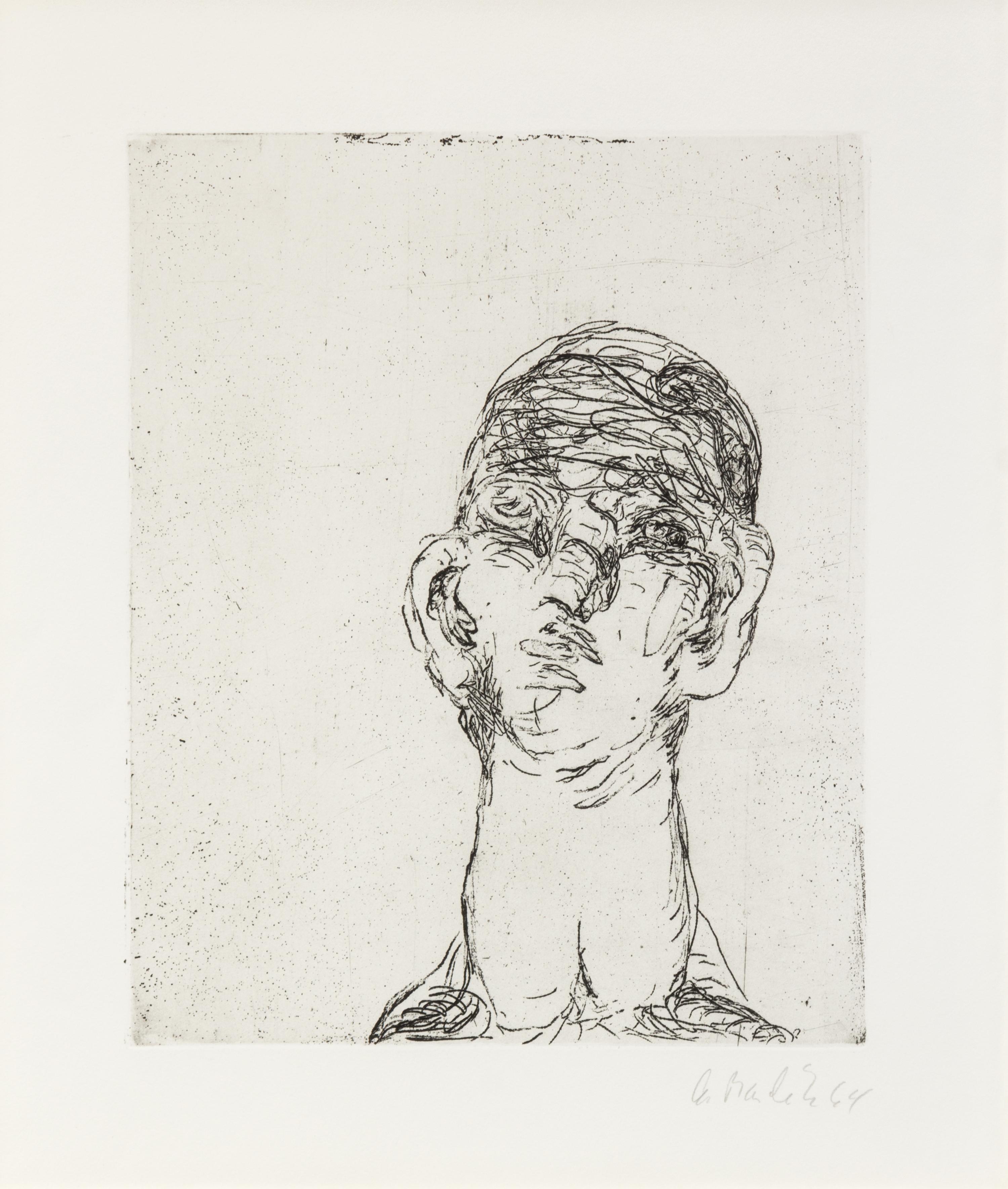 George Baselitz, (German, b. 1938), Idol, 1963