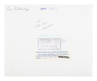 [EARLY PHOTOGRAPHY] -- [MUSIC]. A group of 5 photographs of jazz musicians taken by African American photographer Charles "Chuck" STEWART (1927-2017). New York, ca 1960s.
