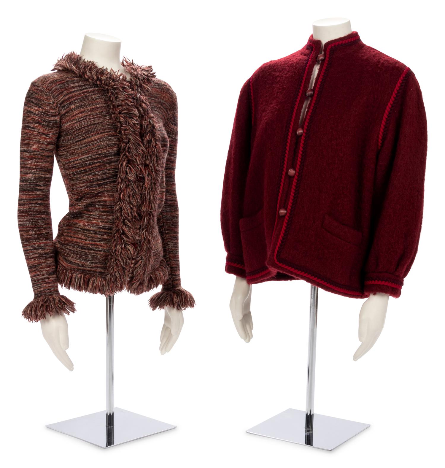 Two Yves Saint Laurent Wool Jackets, 1980-90s