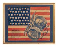 [POLITICS]. Wm. McKinley. Garret A. Hobart. Sound Money-Protection and Prosperity. Flag Day, Saturday, Oct. 31. Chicago: Republican National Committee, 17 October 1896.