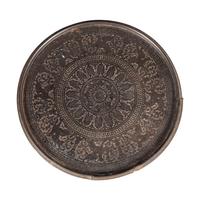 A Pair of Neoclassical Style Cast Iron Side Tables