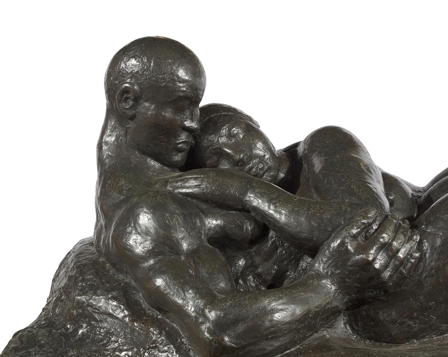 Gaston Lachaise (American/French, 1882–1935) — Dans La Nuit (Lovers) [LF 108]