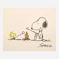 [Children's & Illustrated] Schulz, Charles M. Original Illustration, signed