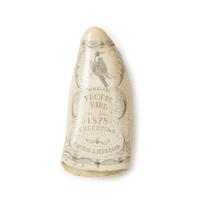 Scrimshaw whale's tooth dated "1878"