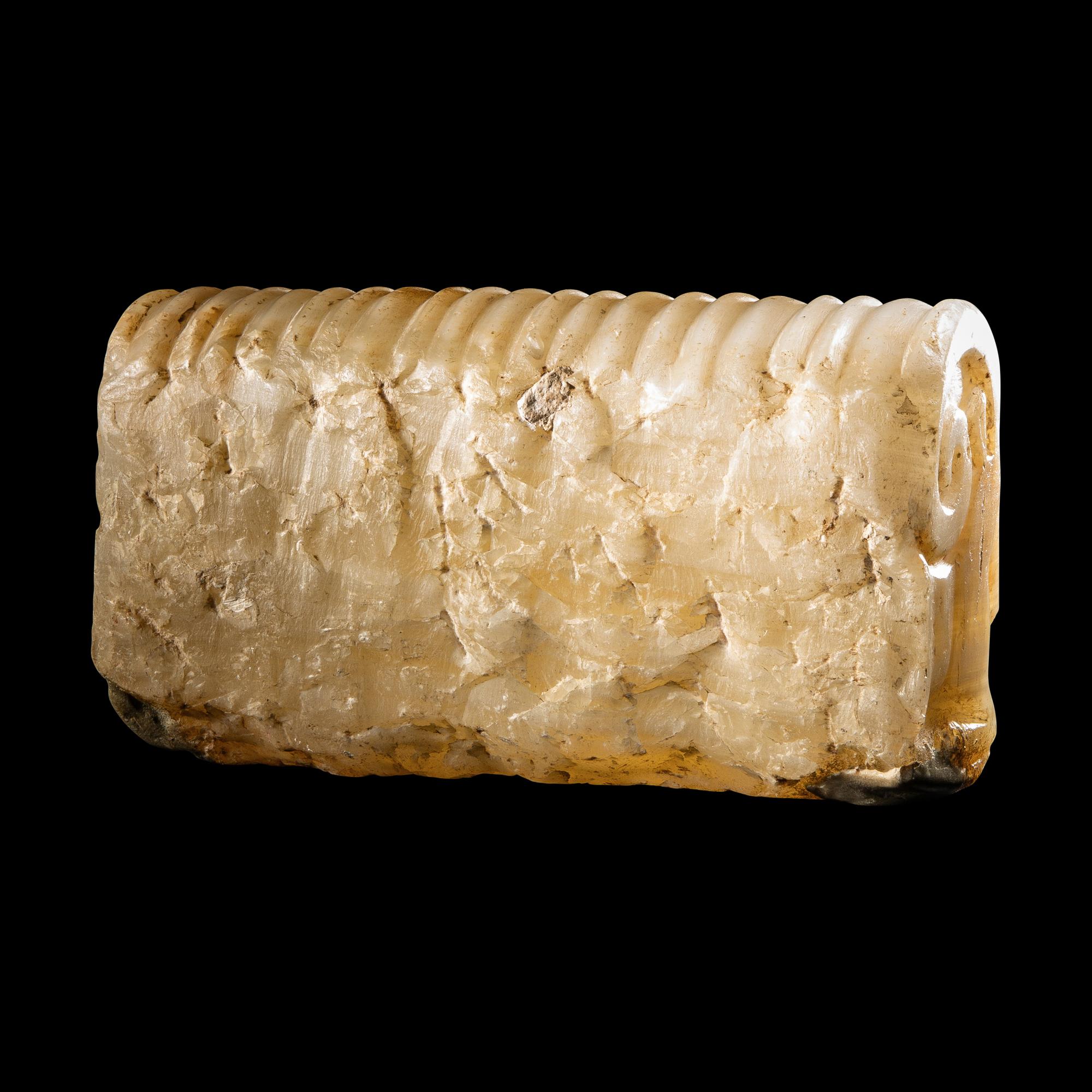 A South Arabian Alabaster Relief with Ibex