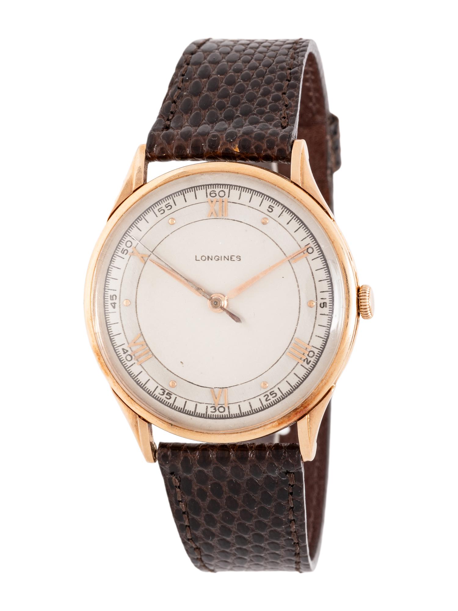 LONGINES, REF. 5858 14K ROSE GOLD WATCH