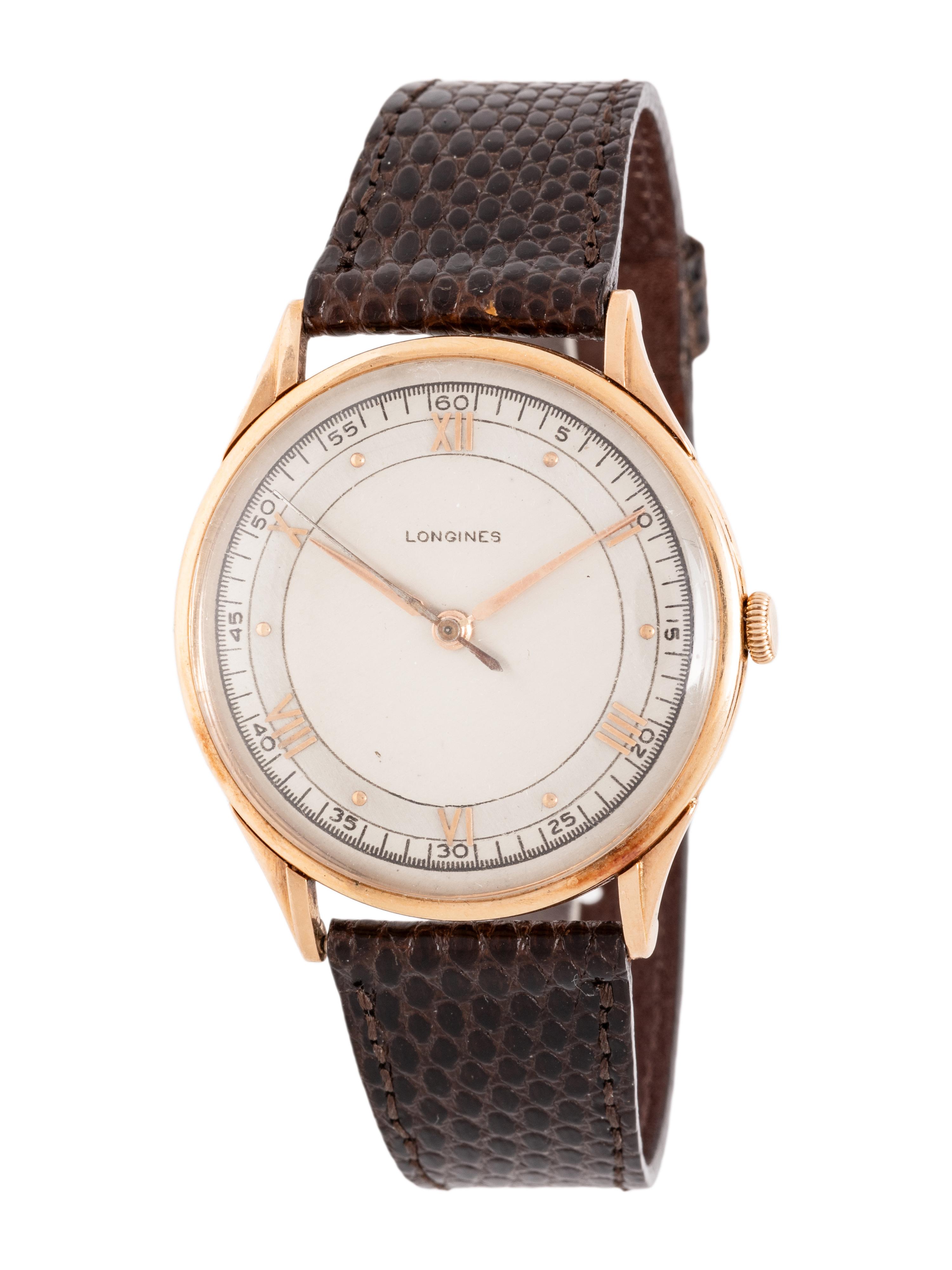 LONGINES, REF. 5858 14K ROSE GOLD WATCH